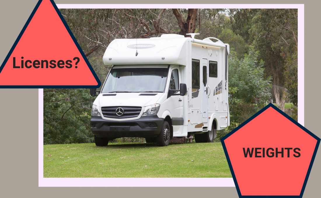 Motorhome Weights and Licenses explained