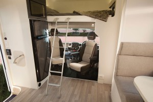 Sunliner Switch S494 - Dark interior finish - peak bed or storage